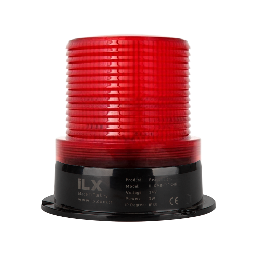 İLX İkaz Lambası - Ø100 T10 Serisi Tepe Lambası -01