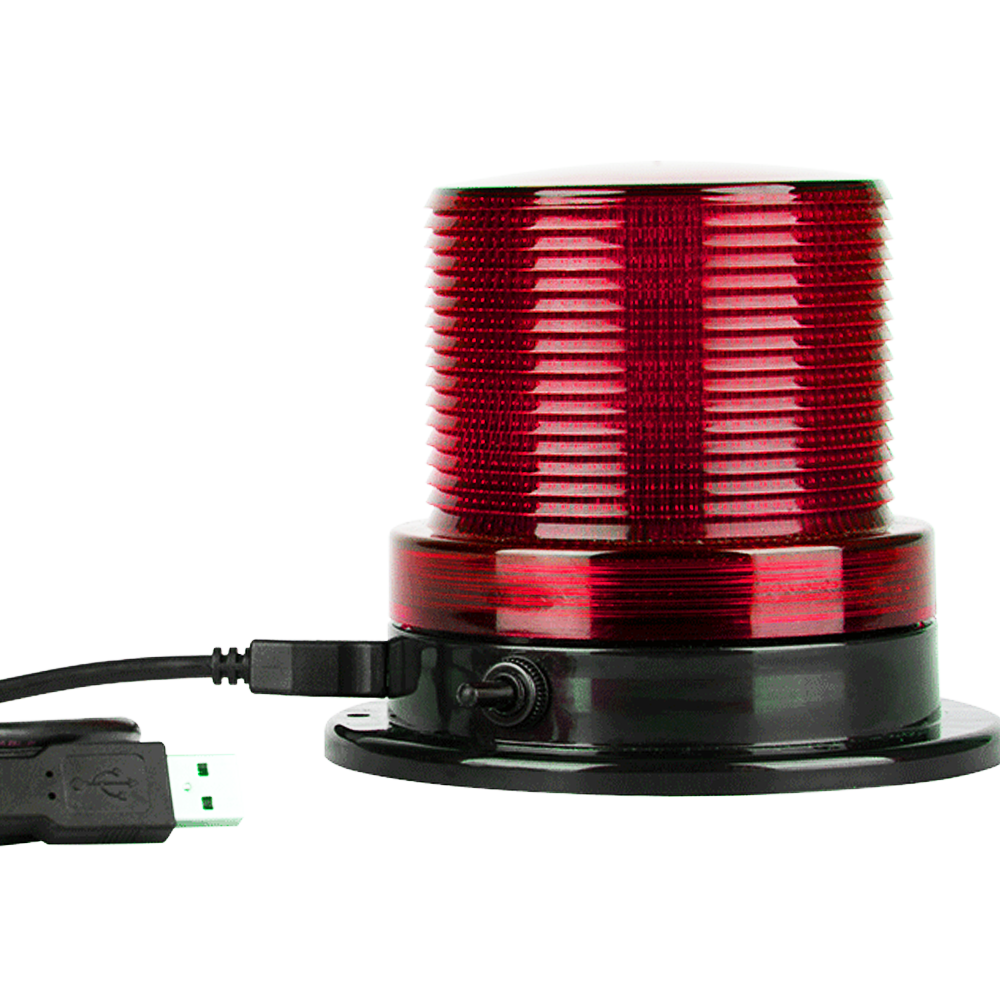 İLX İkaz Lambası - Ø90 T9 Serisi Şarjlı Tepe Lambası-01