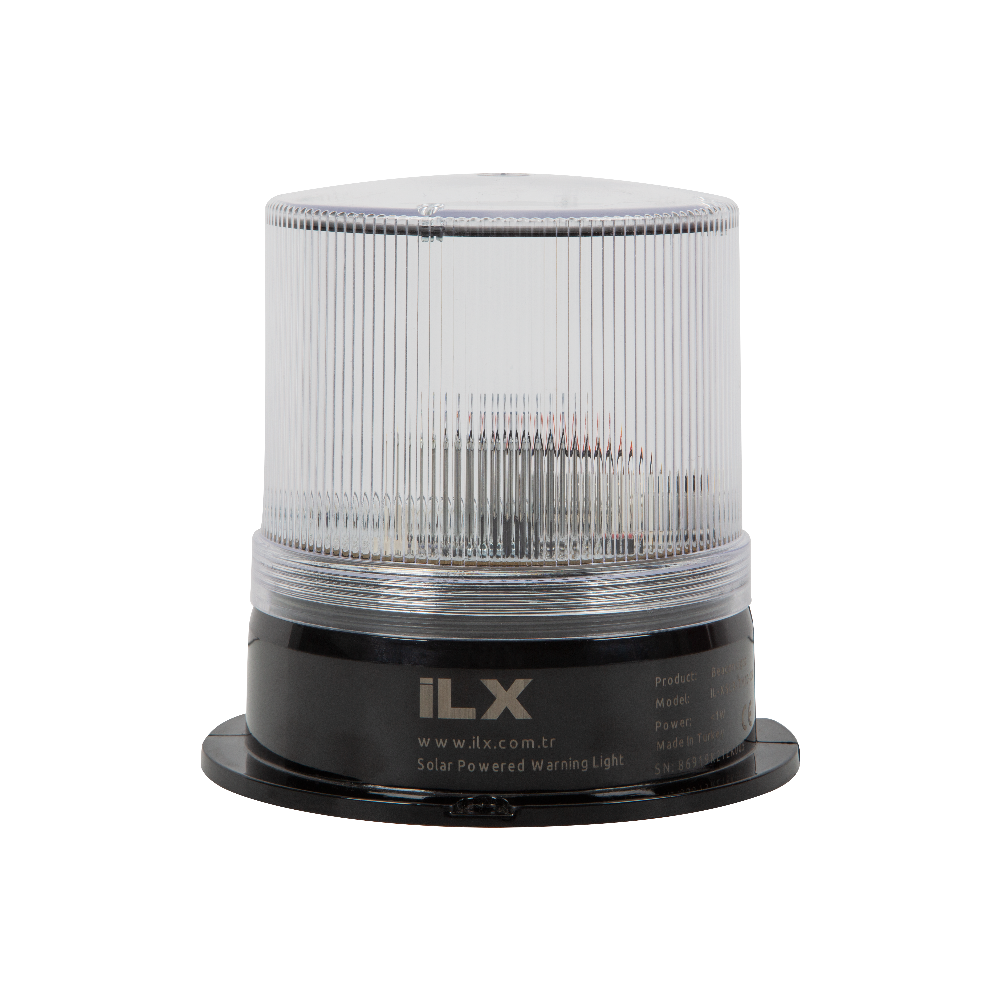 İLX Solar Uçak İkaz Lambası - İL-XACF-BP-SLR Serisi